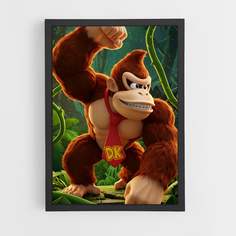 Poster King of the Jungle – affiche Mario (vue 2)